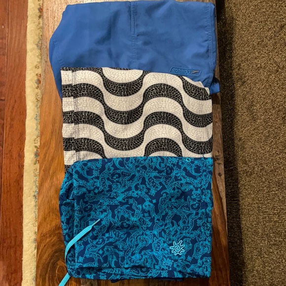 3 Assorted Swim/Athletic/Workout Shorts. Size M NWOT - Picture 1 of 2